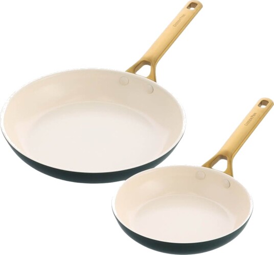 Greenpan Padova Reserve 2 Delt Stekepannesett 20+26 Cm Grønn Cc010214 001