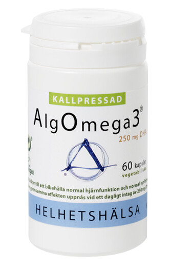 AlgOmega3® Kaldpresset, 60 kapsler AlgOmega3® Kaldpresset, 60 kapsler