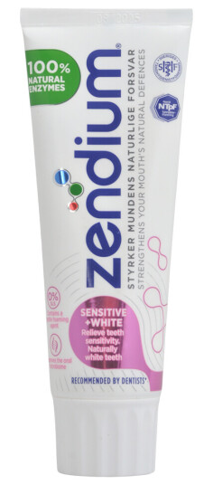 Zendium Tannkrem Sensitive Whitener 75 ml Zendium Tannkrem Sensitive Whitener 75 ml