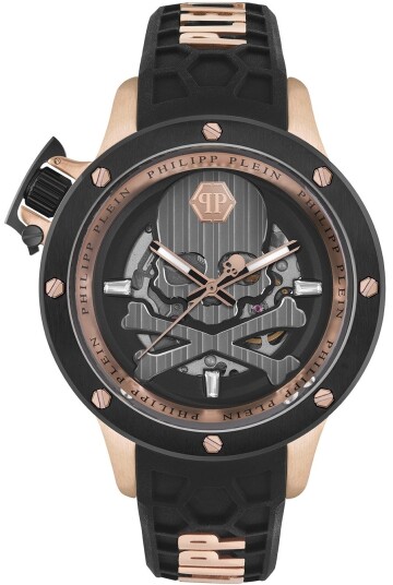 Philipp Plein Herreklokke PWUAA0623 Hyper Sport Sort/Gummi Ø46 mm Philipp Plein Herreklokke PWUAA0623 Hyper Sport Sort/Gummi Ø46 mm