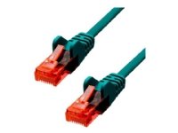 ProXtend - Koblingskabel - RJ-45 (hann) til RJ-45 (hann) - 7 m - 5 mm - UTP - CAT 6 - IEEE 802.3af - med støvel, uten hindringer, flertrådet - grønn