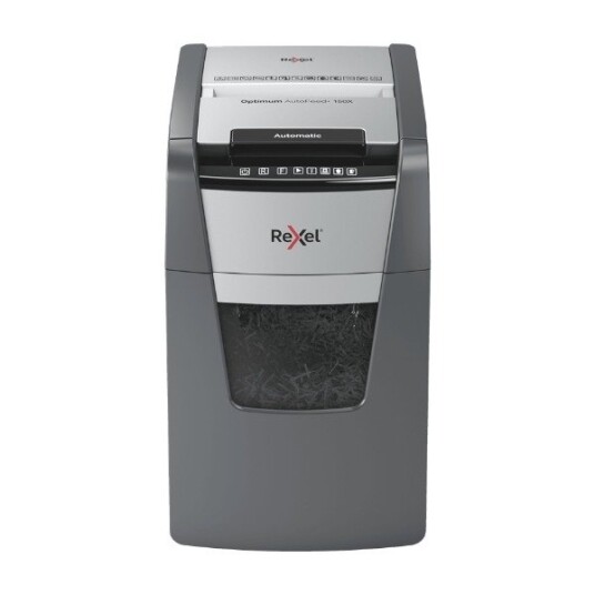 Rexel Optimum AutoFeed+ 150X - Makulator - tverrkutt - 4 x 28 mm - P-4 Rexel Optimum AutoFeed+ 150X - Makulator - tverrkutt - 4 x 28 mm - P-4