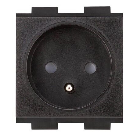 Crestron Electronics Crestron FT2A PWR FR series FT2A PWR FR 1 BASIC power socket mechanism France/Belgium 1 power socket black Crestron Electronics Crestron FT2A PWR FR series FT2A PWR FR 1 BASIC power socket mechanism France/Belgium 1 power socket black