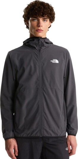 The North Face 24/7 Woven Full Zip Hood Løpejakke Herre Grå M