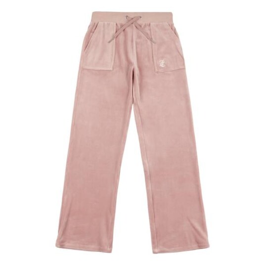 Juicy Couture Tonal Embro Velour Wide leg Adobe Rose 12 13 ÅR