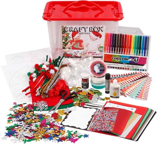 Hobbyboks Creativ Company Jul Ass Farger 1 Stk