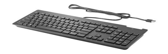 HP Business Slim - Tastatur - Engelsk - Svart