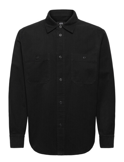 A.P.C. Overshirt Antoine   Black   XS