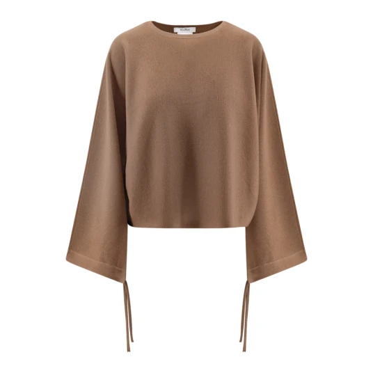 Max Mara Dame Strikkevarer Brun S Max Mara Dame Strikkevarer Brun S
