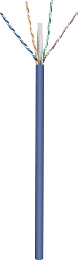 CAT 6a network cable U/UTP blue 305 m - CU AWG CAT 6a network cable U/UTP blue 305 m - CU AWG