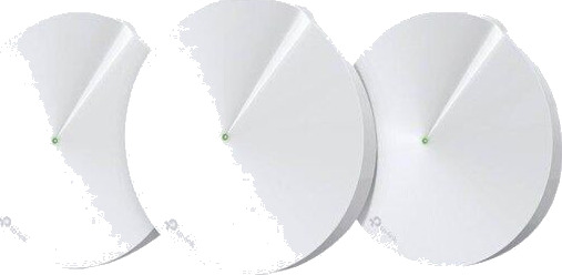 TP-Link Deco M9 Plus Tri-Band Mesh WiFi System 3-pakning AC2200 Hvit