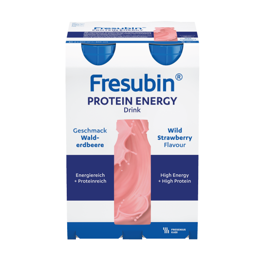 Fresubin Protein Energy Drink Næringsdrikk Markjordbær 4x200 ml Fresubin Protein Energy Drink Næringsdrikk Markjordbær 4x200 ml