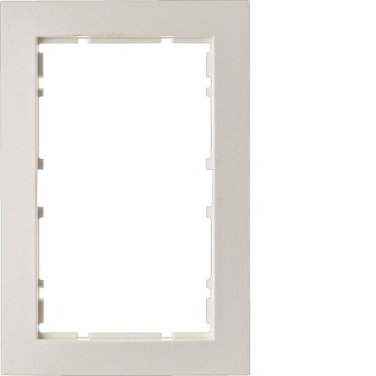 Hager 6510111909 Kombinasjonsramme 2-veis, S1, polarhvit 1 rom Hager 6510111909 Kombinasjonsramme 2-veis, S1, polarhvit 1 rom