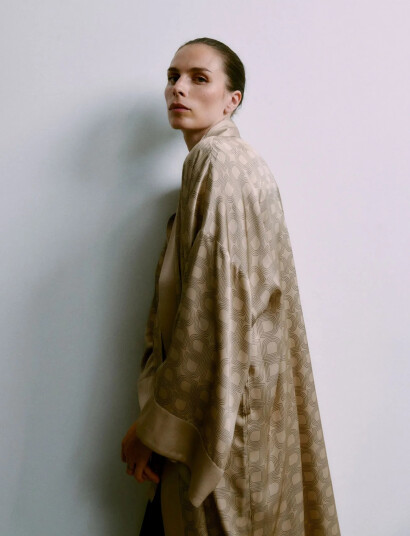 Day Birger et Mikkelsen Plymo Fluid Viscose Beige 36 Day Birger et Mikkelsen Plymo Fluid Viscose Beige 36