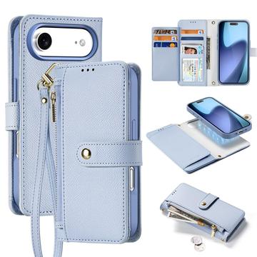 Dux Ducis iPhone Air Lawa lommebokveske i lær med magnetisk deksel   babyblå