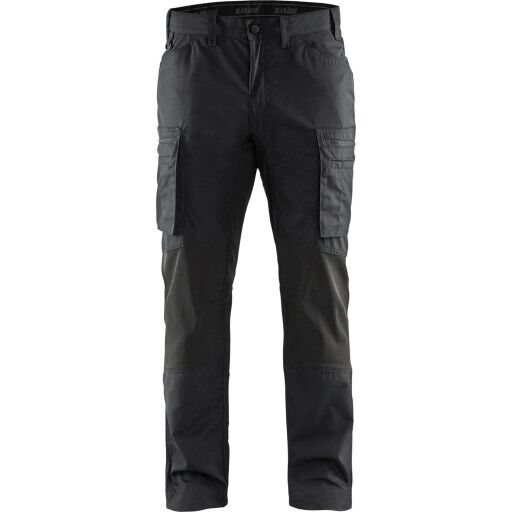 Blåkläder 145918459900D124 Arbeidsbukse med stretch, svart Str. D124, Klær