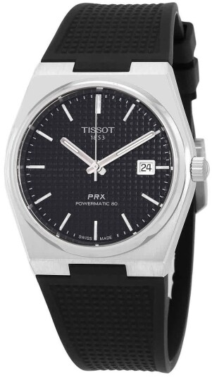 Tissot Herreklokke T137.407.17.051.00 PRX Sort/Gummi Ø40 mm