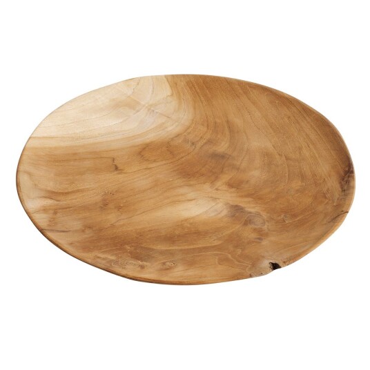 Muubs teak tallerken 37 cm Natur