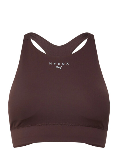 PUMA W Puma X Hyrox Shapeluxe High Neck Bra Brown XL PUMA W Puma X Hyrox Shapeluxe High Neck Bra Brown XL
