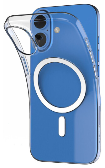 Puro MagSafe Mobildeksel til iPhone 16 Plus Transparent
