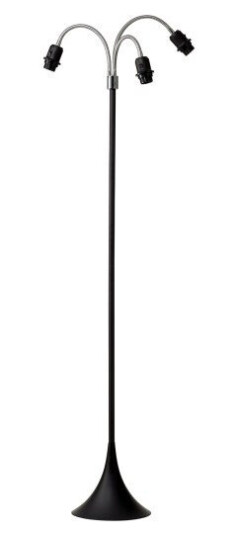 Nielsen LIght Trafik gulvlampe med 3 armer (eksl. lampeskjermer), sort Nielsen LIght Trafik gulvlampe med 3 armer (eksl. lampeskjermer), sort
