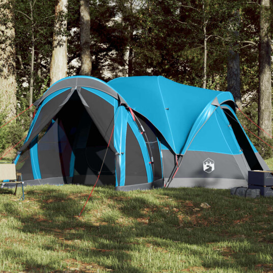  Familietelt tipi for 8 personer blå vanntett