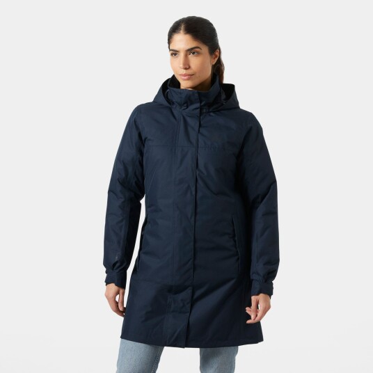 Helly Hansen Vancouver Insulated Raincoat Dame Marineblå M