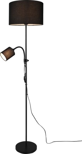 Trio Lighting Owen gulvlampe sort