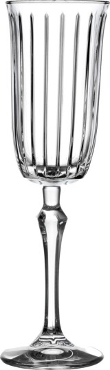 Pasabahçe Champagneglass Joy med riller; 17.5 cl 6.6x22.4 cm ØxH; Transparent; 4 Stykk / Forpakning
