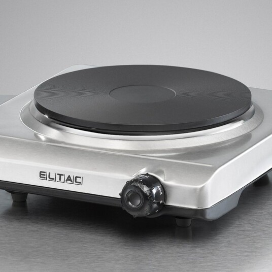 Eltac EK19 Enkel Kokeplate 1500 W Stål 220019