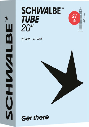 Schwalbe slange 20"x1,10-1,60 (28/40-406) 40mm racerventil