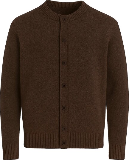 Jack & Jones Jjsoho Ollie Knit Cardigan COCOA XL Jack & Jones Jjsoho Ollie Knit Cardigan COCOA XL