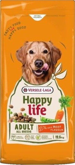 Versele-Laga Versele Laga Happylife Tørrfôr Med Til Voksne Hunder Storfe 12.5 kg Versele-Laga Versele Laga Happylife Tørrfôr Med Til Voksne Hunder Storfe 12.5 kg