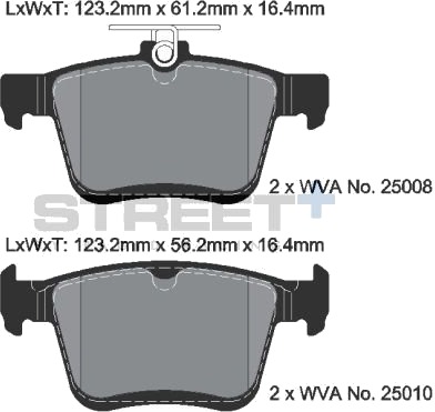 PAGID Racing T8101SP2001 Bremseklosser