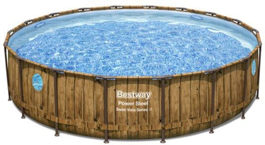 Bestway Power Steel Swim Vista Series Basseng 549x122 cm Brun