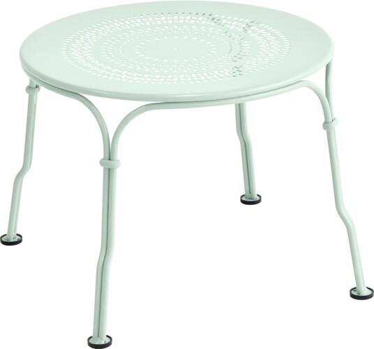 Fermob   1900 Low Table Ice Mint A7   Utendørs Småbord Og Sidebord   Blå   Metall