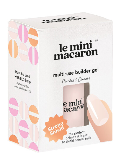 Le Mini Macaron Multi-Use Builder Gel, Peaches & Cream - Nude - 8.5 ML 8 cm