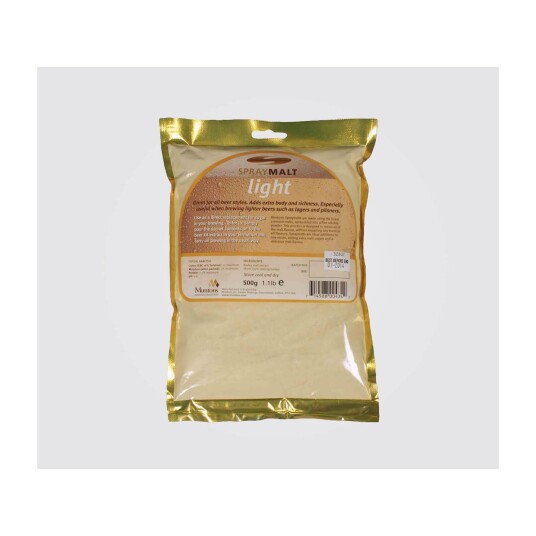 Muntons Spraymalt lys 500g opp til 12 EBC