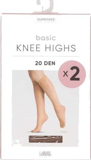 Pierre Robert LaMote Basic Knee Highs 20 DEN X2 Sunkissed 36 41