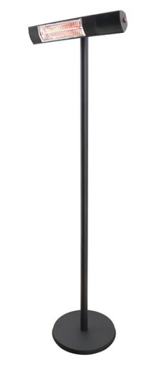 HORTUS Patio heater 500/1000/1500 W floor model remote control RGT Svart HORTUS Patio heater 500/1000/1500 W floor model remote control RGT Svart