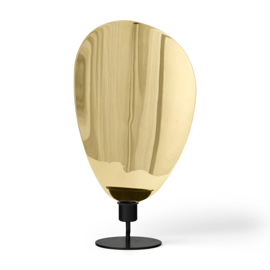 Audo Copenhagen Flambeau CH H34 Table / Black Polished Brass