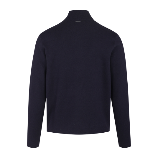 Nathan Cardigan Dark Navy L Viscose knit 2-way zip cardigan Nathan Cardigan Dark Navy L Viscose knit 2-way zip cardigan
