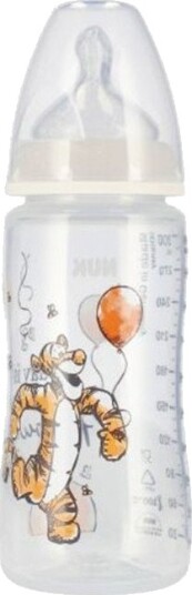 Nuk Tåteflaske Med Temperaturindikator 300ml 0-6 Måneder Tigergutt Fra Ole Brumm Nuk Tåteflaske Med Temperaturindikator 300ml 0-6 Måneder Tigergutt Fra Ole Brumm