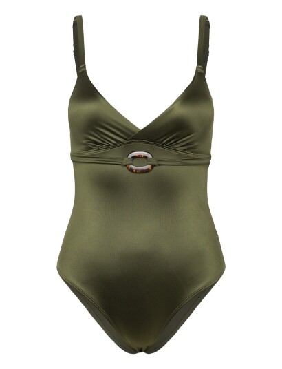 Dorina Guarana Swimsuit   Khaki green   XS
