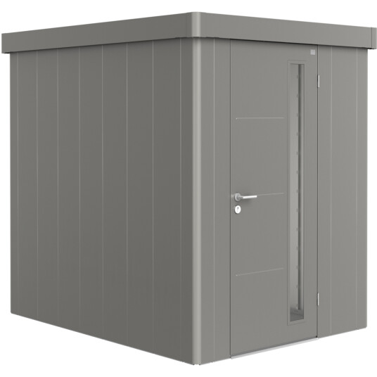 BIOHORT REDSKAPSBOD NEO 2A STD. DØR KVARTSGRÅ METALLIC