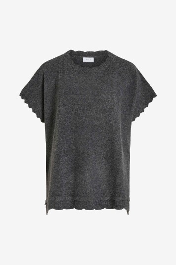 Vila Topp viSummer Poncho Grå