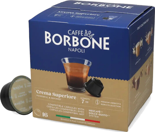 Caffè Borbone | Crema Superiore 16 kapsler til Dolce Gusto