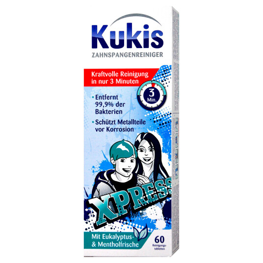 Rensetabletter til Bøjle Kukis Express 60 stk.