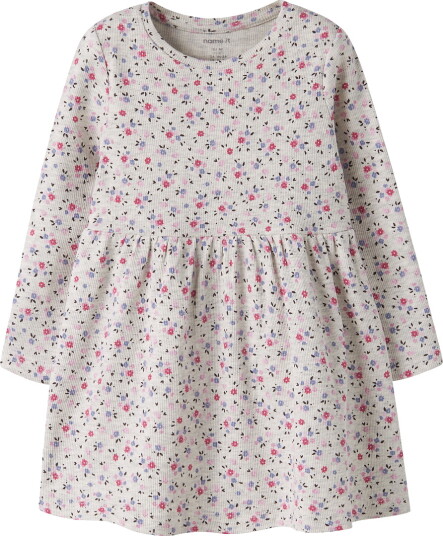 Name It Kjole NmfNicole Peyote Melange Name It 3 år (98) Kjole Beige Grå Lilla Rosa