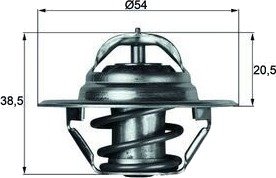 Termostat, kjølemiddel MAHLE TX 3 79D